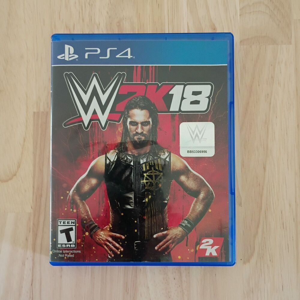 WWE 2K18 Sony PlayStation 4, PS4 W2K18 Video Game